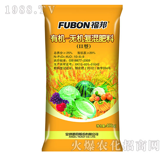 有機-無機復混肥料10-6-9-福邦-安琪