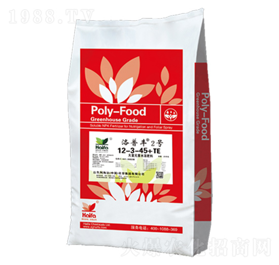 大量元素水溶肥料12-3-45+TE-洛普豐2號(hào)-海法