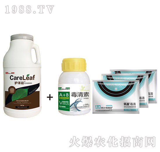 護禾彩+毒清組合-病毒病防治方案-民德利華