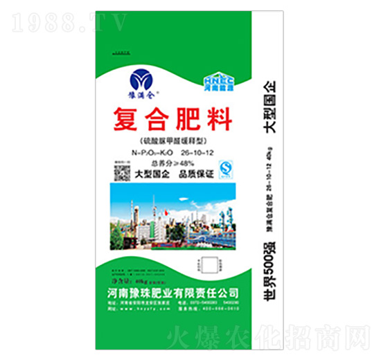 硫酸脲甲醛緩釋型復(fù)合肥料26-10-12-豫滿倉(cāng)-豫珠肥業(yè)