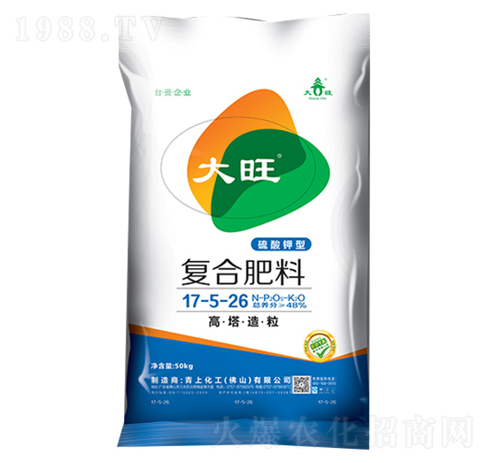 硫酸鉀型復合肥料17-5-26-大旺-青上化工