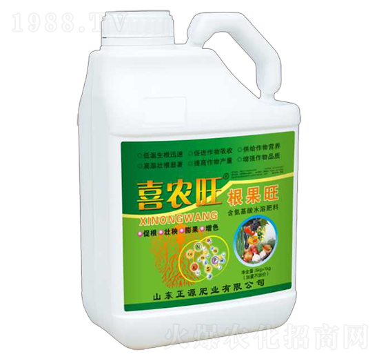 桶裝根果旺含氨基酸水溶肥料-喜農(nóng)旺-正源肥業(yè)