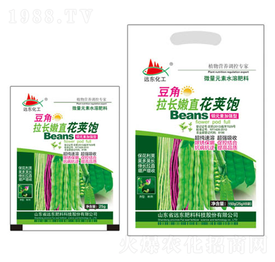 豆角拉長(zhǎng)嫩直花莢飽-遠(yuǎn)東肥料