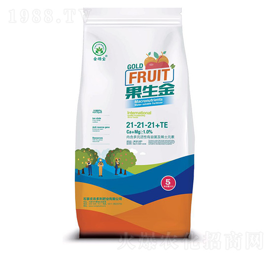平衡型水溶肥21-21-21+TE-果生金-農(nóng)多利肥業(yè)