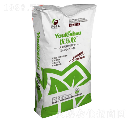 大量元素水溶肥20-20-20+TE 優(yōu)樂(lè)收 金大芳寶