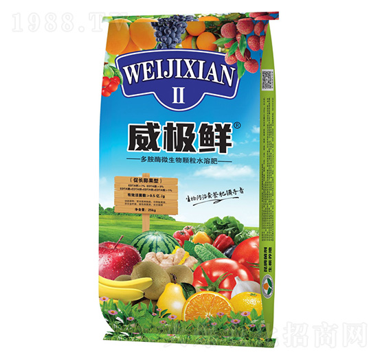 膨果轉色多胺酶微生物顆粒水溶肥-威極鮮二號-昆騰農(nóng)業(yè)