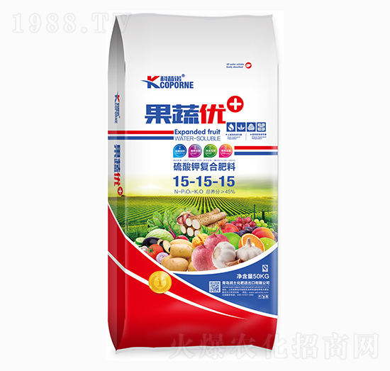 硫酸鉀復合肥料15-15-15-科普諾-潤土
