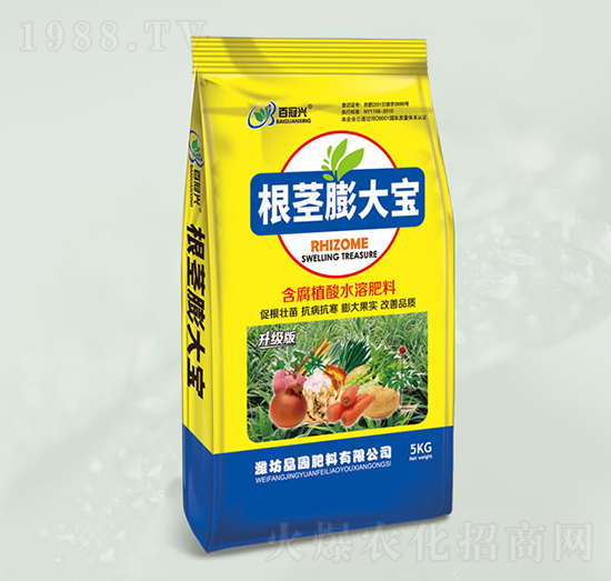 含腐殖酸水溶肥-根莖膨大寶-晶園肥料