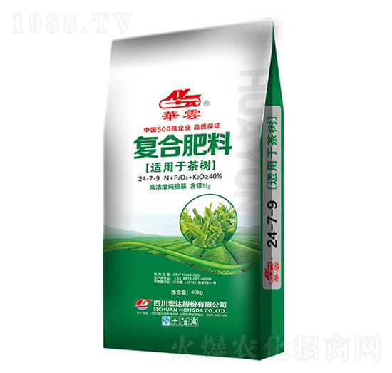 茶樹(shù)專(zhuān)用復(fù)合肥料2-4-7-華云-宏達(dá)股份
