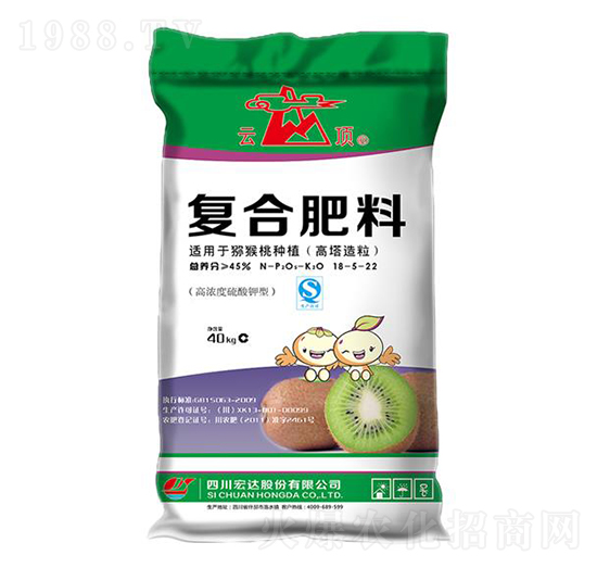 獼猴挑專(zhuān)用復(fù)合肥料18-5-22-云頂-宏達(dá)股份