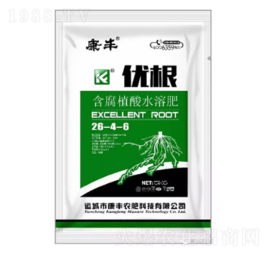 含腐植酸水溶肥26-4-6-優(yōu)根-康豐農肥