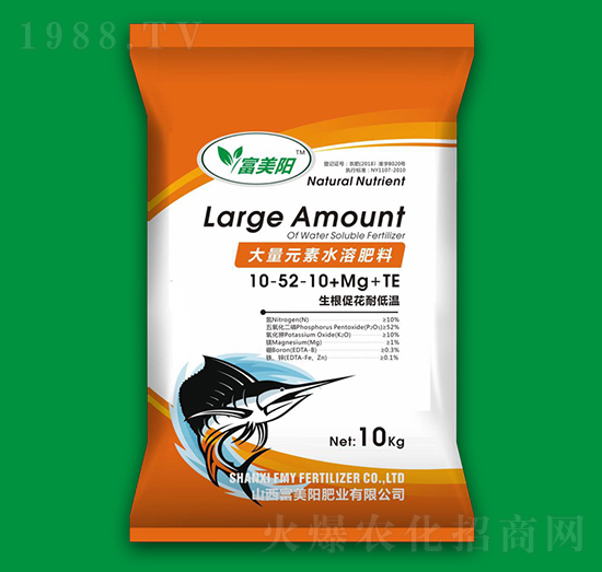大量元素水溶肥料10-52-10+Mg+TE-富美陽(yáng)