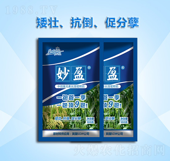 中微量元素長效緩釋肥-妙盈-農巧施