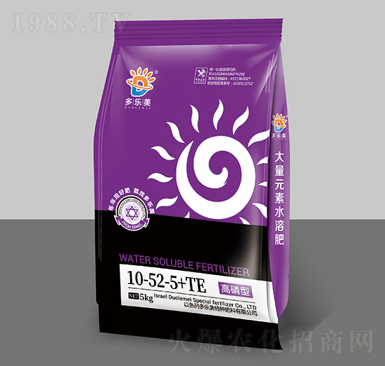 大量元素水溶肥料10-52-5+TE-多樂(lè)美