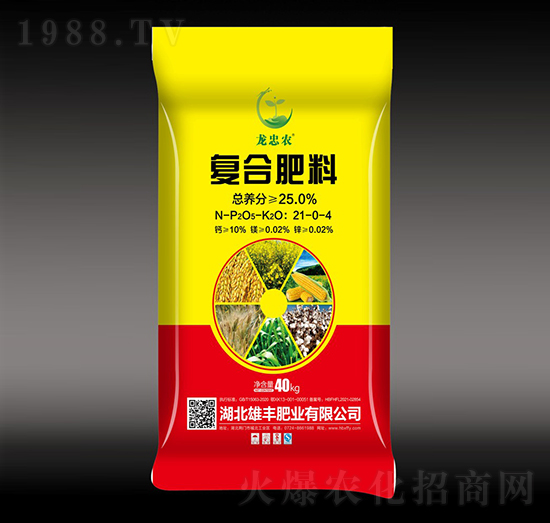 龍忠農復合肥料21-0-4-雄豐肥業(yè)
