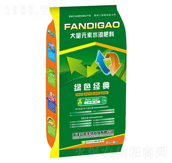 大量元素水溶肥料10-52-10-藍色經(jīng)典-立邦生物