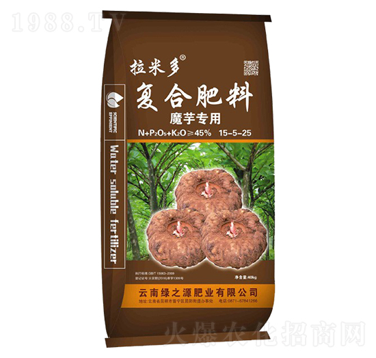 魔芋專用復合肥料15-5-25-拉米多-綠之源