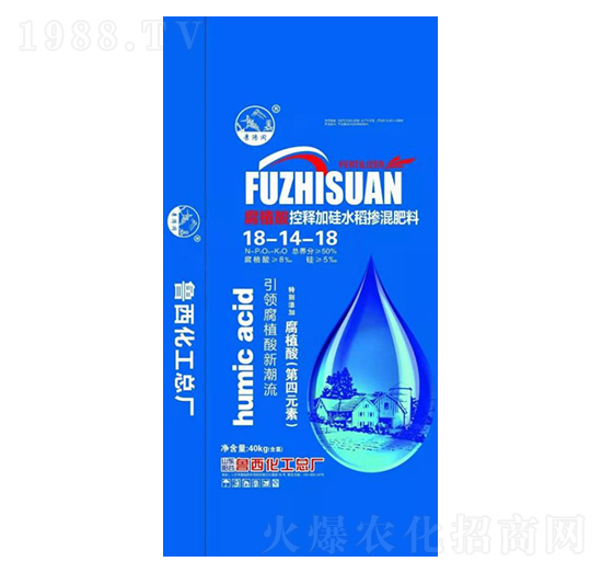 控釋加硅水稻摻混肥（腐植酸）18-14-18-益農(nóng)農(nóng)業(yè)