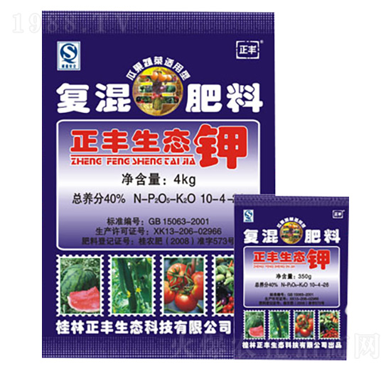 瓜果蔬菜專(zhuān)用復(fù)混肥料10-4-26-正豐生態(tài)
