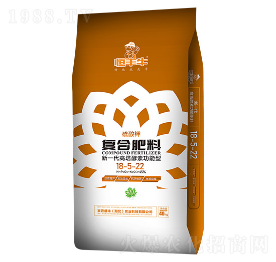 新一代高塔酵素功能型復合肥料18-5-22-京云盛豐