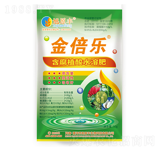 含腐植酸水溶肥-金倍樂-旭原豐