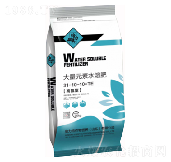 高氮型大量元素水溶肥31-10-10+TE-奧力給