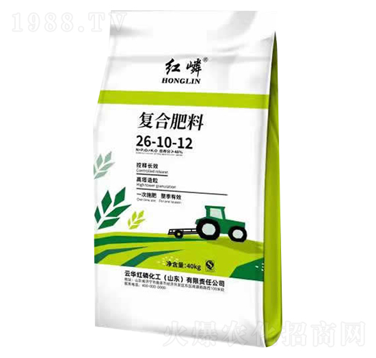 40kg復合肥料26-10-12-云化紅嶙