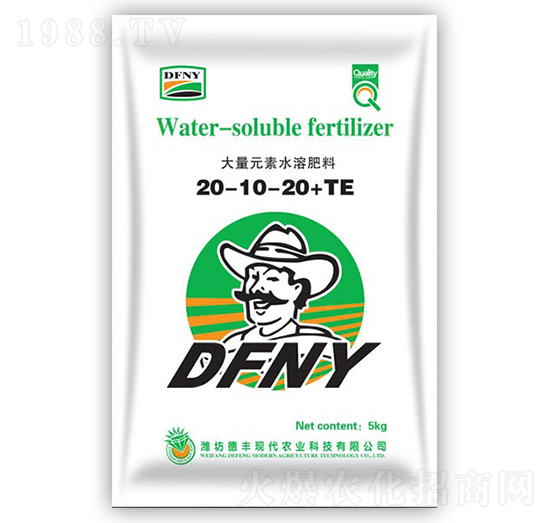 大量元素水溶肥料20-10-20+TE-DFNY-亞?wèn)|化工