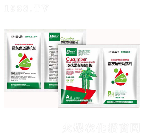 頂花帶刺嫩直長+霜灰角斑誘抗劑-瀚樂爾