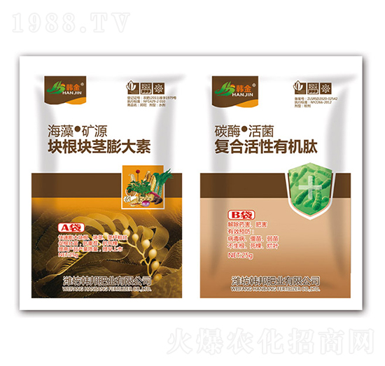 塊根塊莖膨大素+復合活性有機肽-韓金-韓邦肥業(yè)