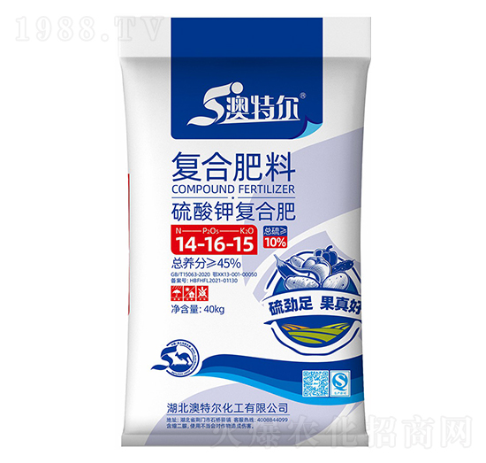 硫酸鉀復合肥料14-16-15-澳特爾-新洋豐