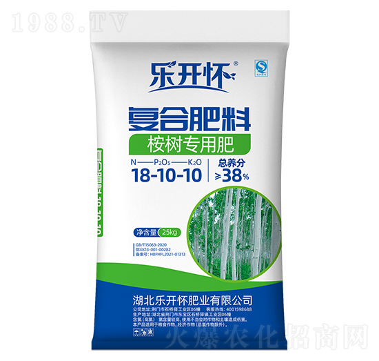 桉樹專用氯基復合肥18-10-10-樂開懷