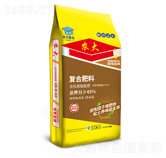 黑松土腐植酸硝基肥15-8-22-農大生態(tài)
