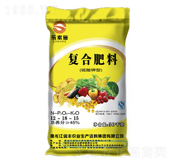 硫酸鉀復合肥料12-18-15-樂索施-倍豐農業(yè)