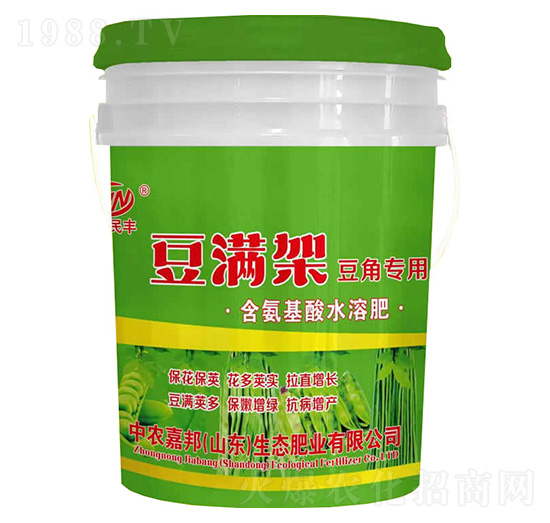 豆角專用含氨基酸水溶肥料-豆?jié)M架-中農(nóng)嘉邦
