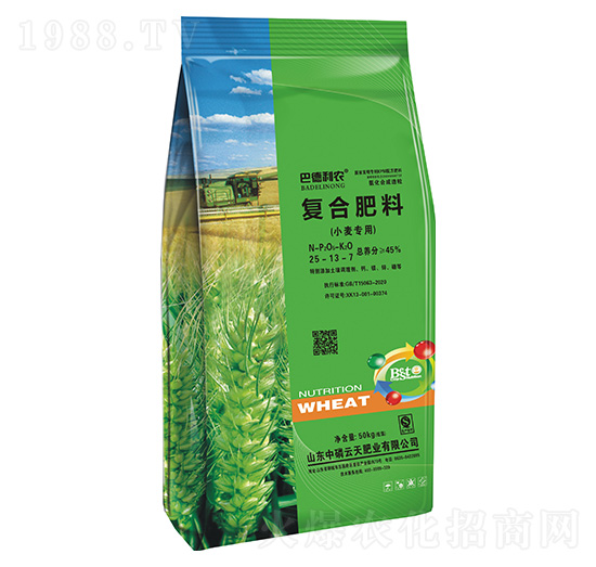 小麥專用復合肥料25-13-7-巴德利農(nóng)-中磷云天
