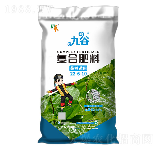 桑樹(shù)適用復(fù)合肥料22-6-10-九谷-九禾