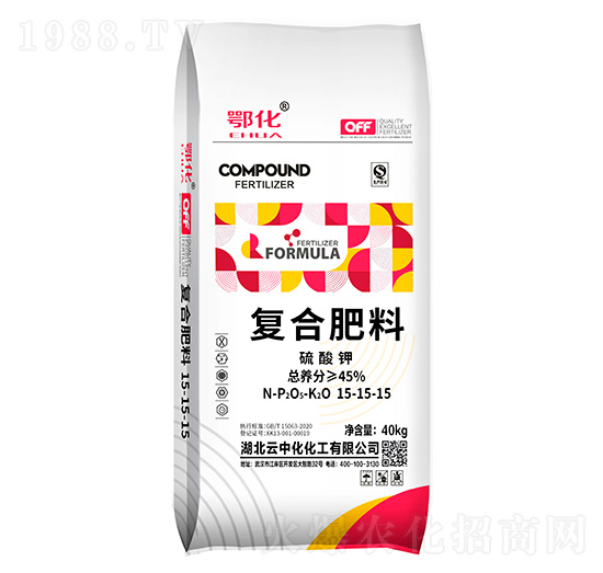 硫酸鉀復合肥料15-15-15-鄂化-云中化化工
