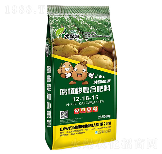 純硫酸鉀腐殖酸復合肥料12-18-15-農保姆肥業(yè)