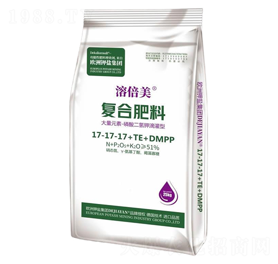 磷酸二氫鉀滴灌型大量元素復合肥料17-17-17+TE+DMPP-溶倍美-德鉀鹽國際