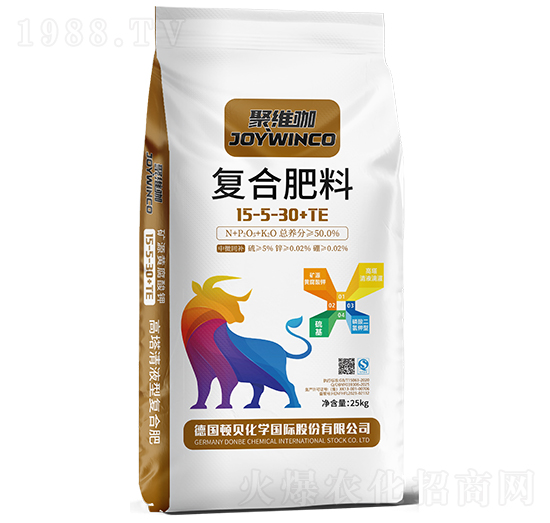 聚維咖復(fù)合肥料15-5-30+TE-頓貝肥業(yè)