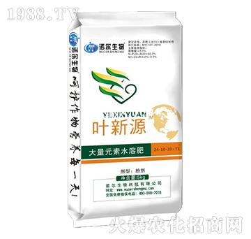 葉新源含腐植酸水溶肥24-10-20+TE-諾爾生物