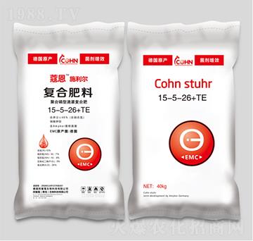 聚合磷型滴灌復合肥料15-5-26+TE-蔻恩施圖爾-阿蜜蔻