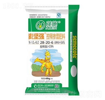 小麥專用控釋摻混肥料28-20-6-麥堅強-茂施