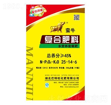 多營(yíng)養(yǎng)套餐復(fù)合肥料25-14-6-蠻牛-巴特旺