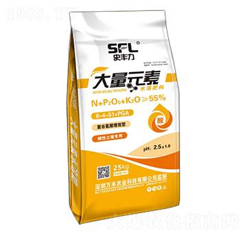 聚谷氨酸增效型大量元素水溶肥料0-4-51+PGA-史豐力-萬(wàn)禾農(nóng)科