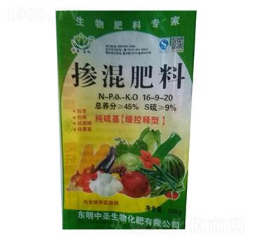 純硫基緩控釋型摻混肥料16-9-20-中圣益誠(chéng)