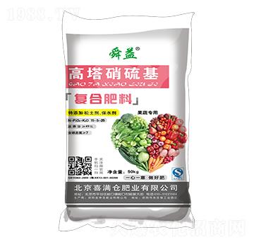 50kg果蔬專用高塔硝硫基復(fù)合肥料15-5-25-舜益-喜滿倉
