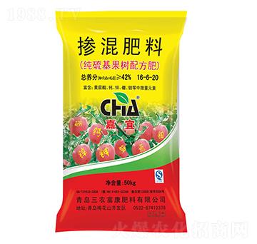 純硫基果樹配方摻混肥料16-6-20-嘉宜-三農富康