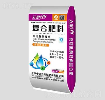 高塔肽酶經(jīng)典復合肥料30-5-5-五梁紅